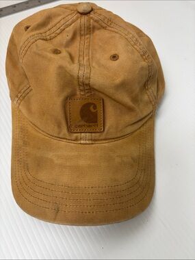 Carhartt Tan Canvas Logo Cap